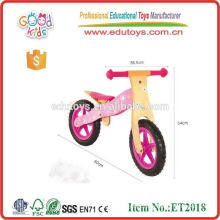 Bicicleta de madeira vendida a quente de fábrica direta para crianças